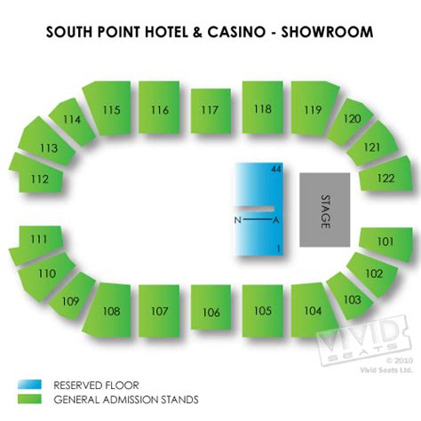 Updated Entertainment Schedule at South Point Hotel.